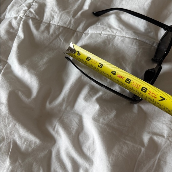 Black Oversized Square Rhinestone Sunglasses Bling Festival Sunnies - Picture 5 of 7